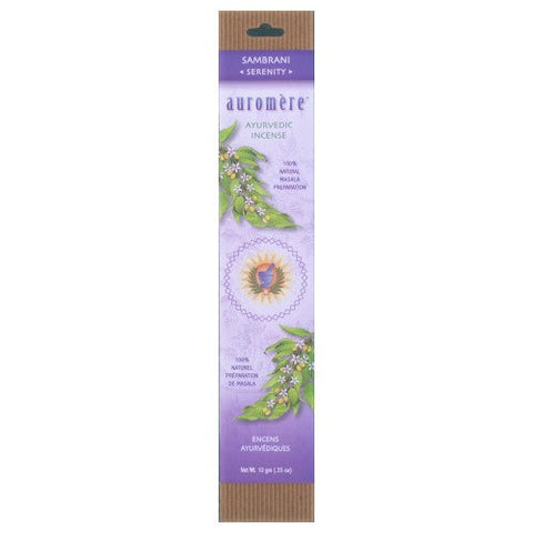 Auromere, Ayurvedic Incense, Sambrani 1 Count Auromere