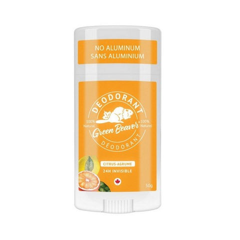 Green Beaver, Natural Deodorant Stick Citrus, Citrus 1.76 oz Green Beaver