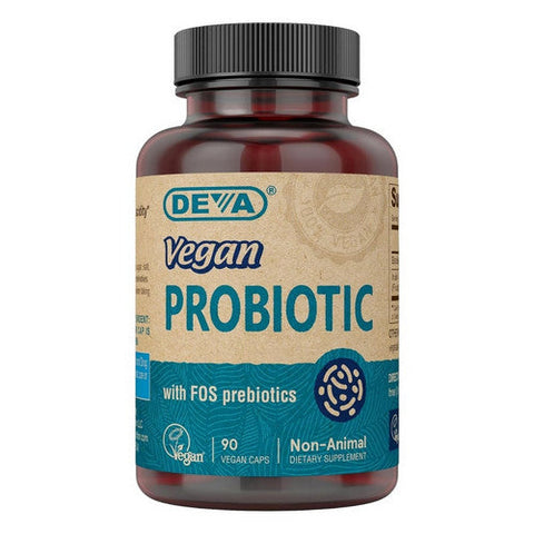 Deva Vegan Vitamins, Vegan Probiotic, 90 Caps Deva Vegan Vitamins