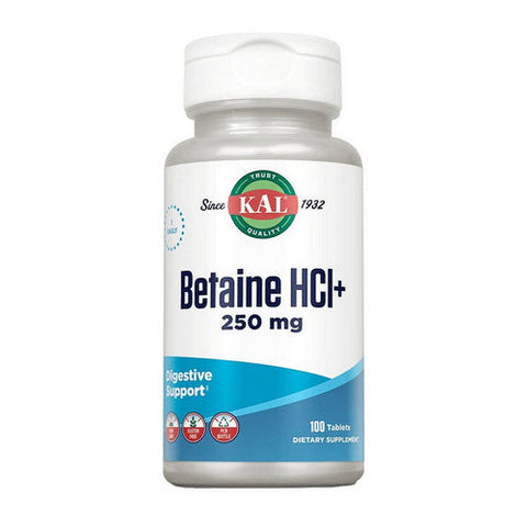 Kal, Betaine HCl+, 100 Tabs Kal