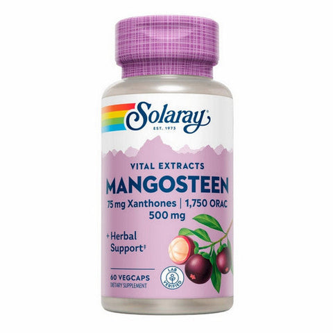 Solaray, Mangosteen Extract, 500 mg, 60 Caps Solaray