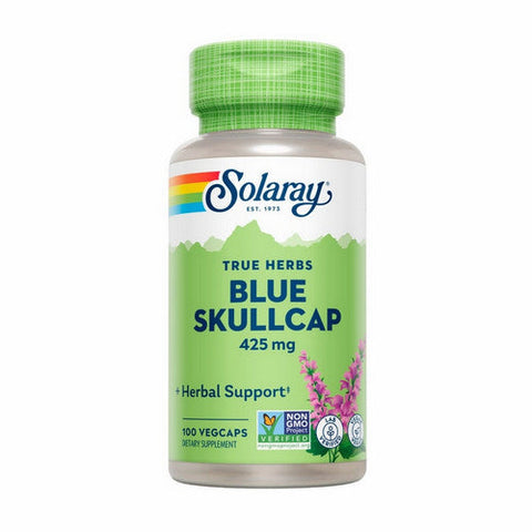 Solaray, Blue Skullcap, 425 mg, 100 Caps Solaray