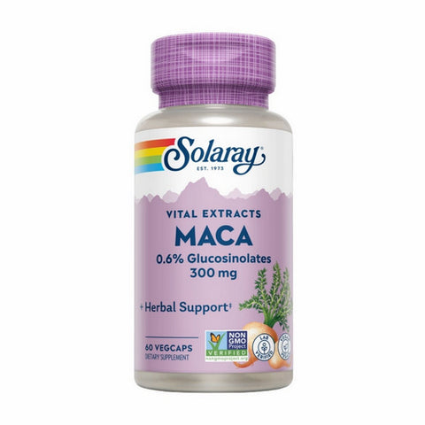 Solaray, Maca Root Extract, 300 mg, 60 Caps Solaray