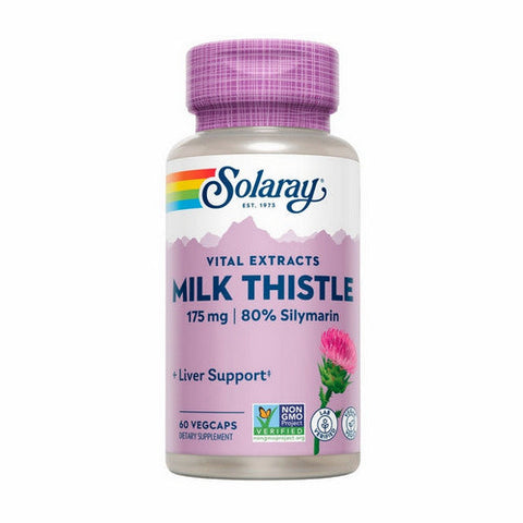 Solaray, Milk Thistle Seed Extract, 175 mg, 60 Caps Solaray