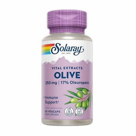 Solaray, Olive Leaf Extract, 250 mg, 60 Caps Solaray