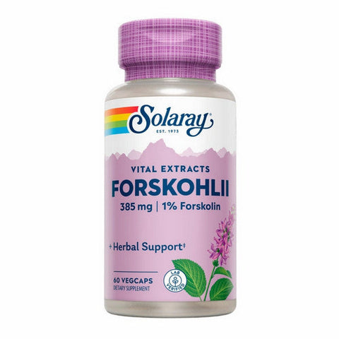 Solaray, Forskohlii, 385 mg, 60 Caps Solaray