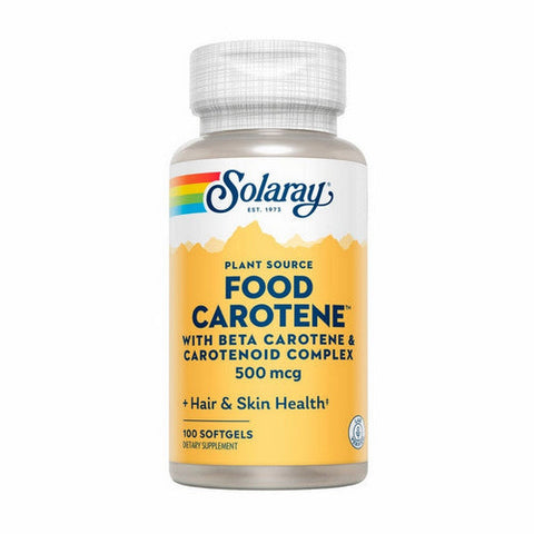 Solaray, Plant Source Food Carotene, 10,000 IU, 100 Softgels Solaray