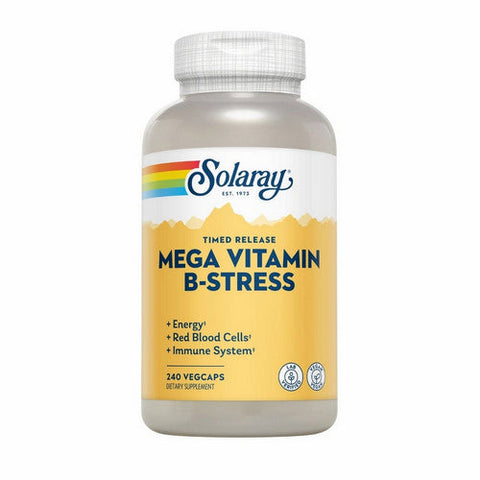 Solaray, Mega Vitamin B-Stress Timed-Release, 240 Caps Solaray