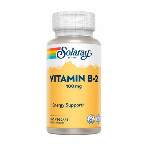 Solaray, Vitamin B-2, 100 mg, 100 Caps Solaray