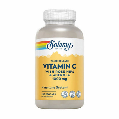 Solaray, Vitamin C, 1,000 mg, 250 Caps Solaray
