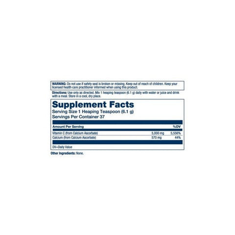 Solaray, Vitamin C Powder, 5,000 mg, 8 oz Solaray