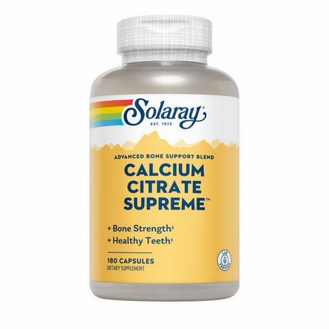Solaray, Calcium Citrate Supreme, 180 Caps Solaray