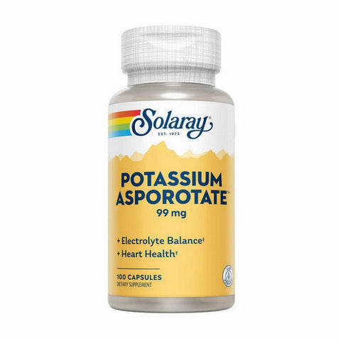 Solaray, Potassium Asporotate, 100 Caps Solaray