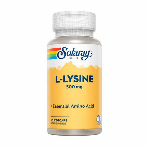Solaray, L-Lysine, 500 mg, 60 Caps Solaray