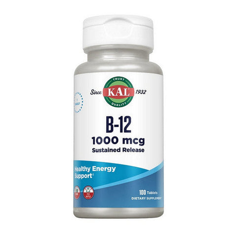 Kal, B-12 Sustained Release, 1000 Mcg, 100 Tabs Kal