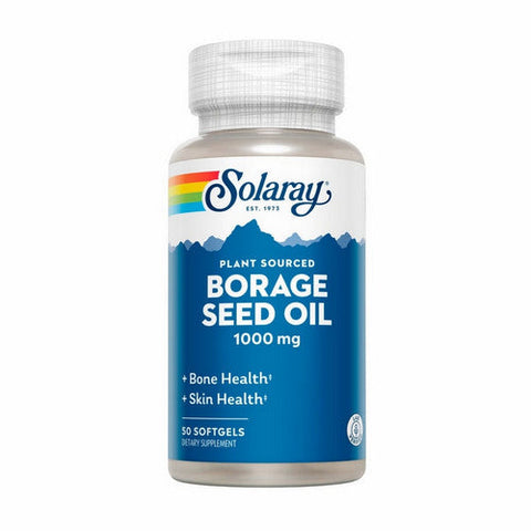 Solaray, Borage Seed Oil, 1,000 mg, 50 Softgels Solaray