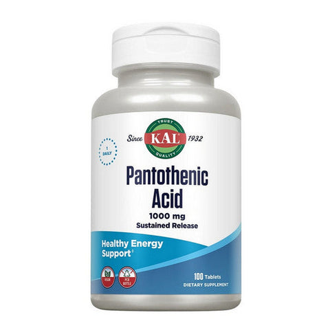 Kal, Pantothenic Acid, 1,000 mg, 100 Tabs Kal