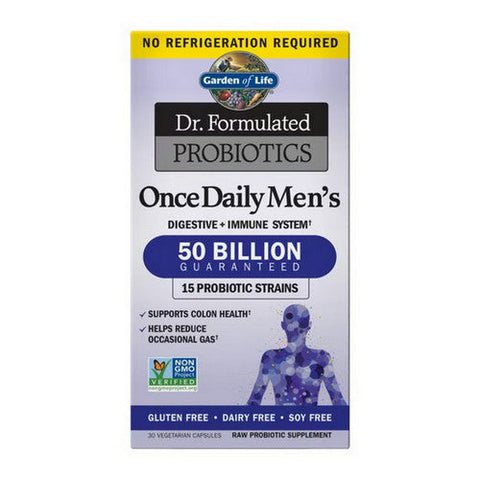 Garden of Life, Dr. Formulated Probiotics Once Daily Men's, 30 Caps Garden of Life