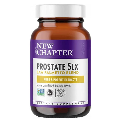 New Chapter, Supercritical Prostate 5LX, 120 Veg Caps New Chapter
