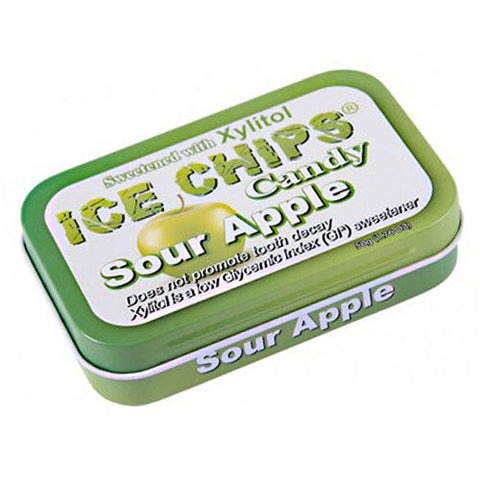 Ice Chips Candy, Ice Chips Candy, Sour Apple 1.76 oz Ice Chips Candy