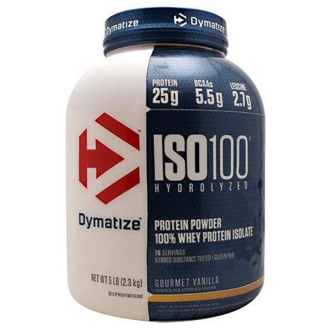 Dymatize, Iso-100, Vanilla 5 lbs Dymatize
