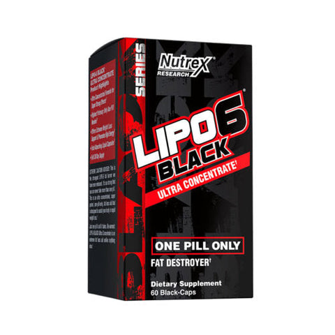 Nutrex Research, Lipo-6 Black Ultra Concentrate, 60 Caps Nutrex Research