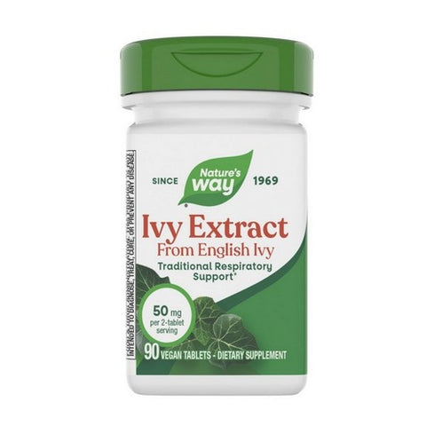Ivy Extract From English Ivy 90 Tabs by Nature's Way