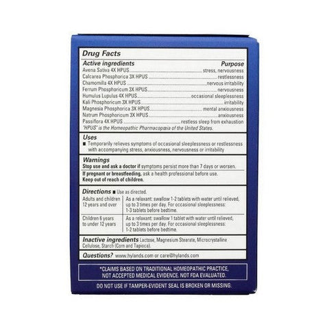 Hylands, Sleep Aid, Calms Forte, 100 Tab Hylands