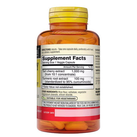 Mason, Tart Cherry Extract With Turmeric, 1,000 mg, 60 Caps Mason