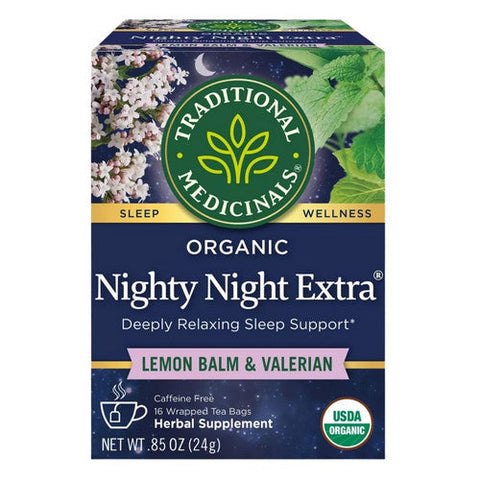 Traditional Medicinals, Organic Nighty Night Valerian, 16 Bags Traditional Medicinals