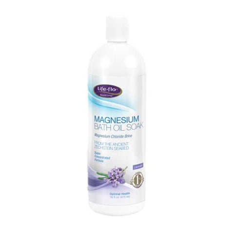 Life-Flo, Magnesium Bath Oil Soak, Lavender, 16 oz Life-Flo