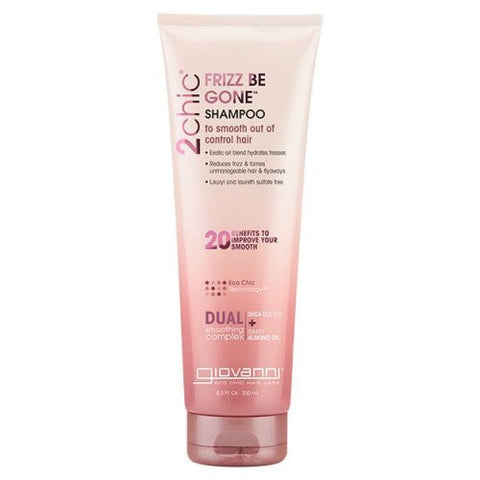 Giovanni Cosmetics, 2chic Frizz Be Gone Shampoo, Shea Butter & Sweet Almond Oil, 8.5 Oz Giovanni Cosmetics