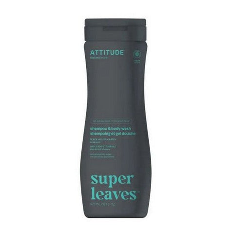 Attitude, Natural Shampoo & Body Wash, 2 in1 Scalp Care Men 15.9 Oz Attitude