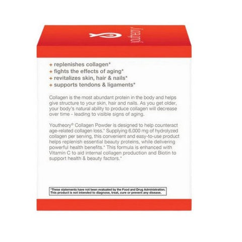 Youtheory, Collagen Powder Vanilla, 21 Packets Youtheory