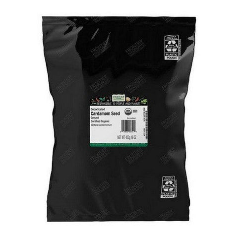 Frontier Coop, Organic Ground Cardamom Seed, 16 Oz Frontier Coop