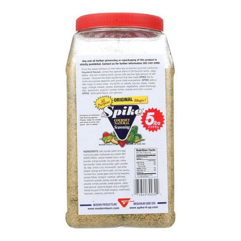 Modern Sports Nutrition, Spike Gourmet Natural Seasoning, 5 lbs Spike