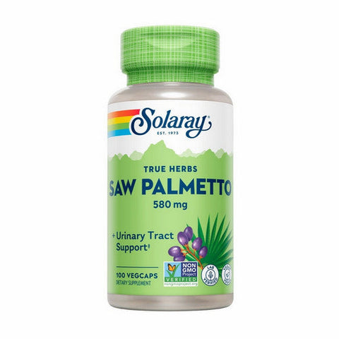 Solaray, True Herbs Saw Palmetto, 580 Mg, 100 Veg Caps Solaray