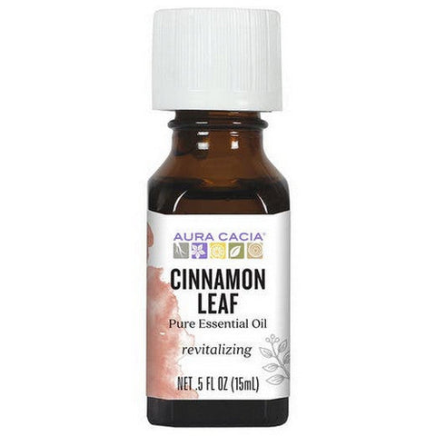 Aura Cacia, Pure Essential Oil Cinnamon Leaf, 0.5 Oz Aura Cacia