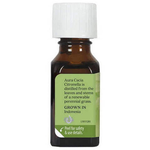 Aura Cacia, Essential Oil Citronella, (cymbopagon nardus) 0.5 Fl Oz Aura Cacia