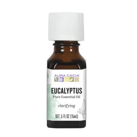 Aura Cacia, 100% Pure Essential Oil Eucalyptus, 0.5 Oz Aura Cacia
