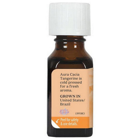 Aura Cacia, Essential Oil Tangerine, (citrus reticulata) 0.5 Fl Oz Aura Cacia