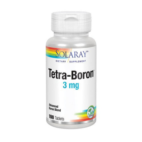 Solaray, Tetra Boron, 3 mg, 100 Tabs Solaray