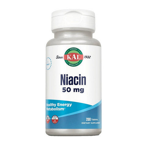 Kal, Niacin, 200 Tabs Kal