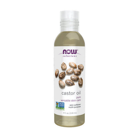 Now Foods, 100% Pure Castor Oil, 4 Oz Now Foods
