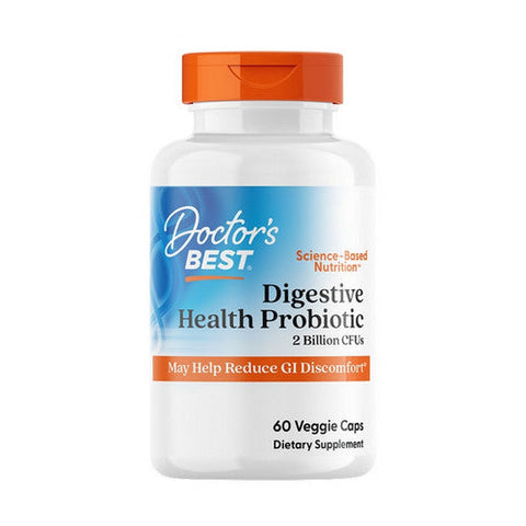 Doctors Best, Digestive Health Probiotic With LactoSpore, 2 Billion CFUS, 60 Veggie Caps Doctors Best