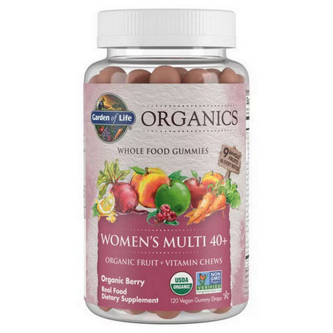 Garden of Life, Organics Women's Multi 40 plus, Organic Berry 120 Chews Garden of Life