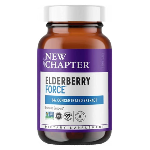 New Chapter, Elderberry Force, 30 Veg Caps New Chapter