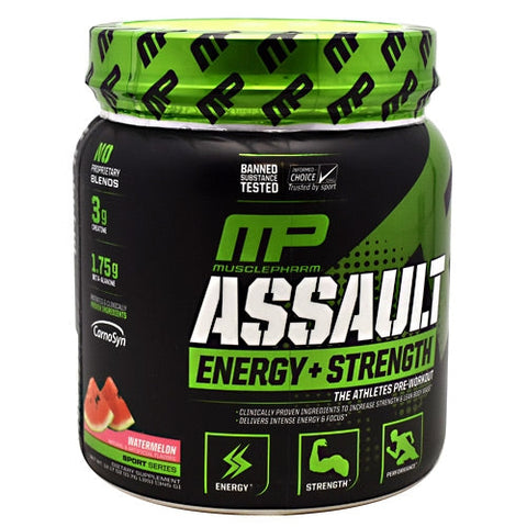 Muscle Pharm, Assault Energy + Strength Watermelon, 30 Servings Muscle Pharm