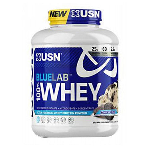 USN, Bluelab 100% Whey, Cookies and Cream 4.5 lbs USN
