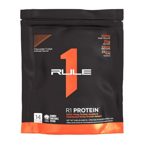 Rule 1, R1 Protein Isolate, Chocolate Fudge 1.06 lbs Rule 1